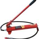 10 Ton Floor Jack Hydraulic Pump Ram Porta Power Kit Replacement Car Auto Body Frame Repair Tools with Long Handle 22000lbs Red
