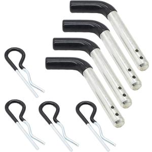 X-Haibei Trailer Towing Hitch Pin and Clip 5/8 inch Diameter fit 2 inch Receiver 4 Pack