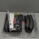 Slot Car Race Track Sets with 4 HighSpeed Racing Car, Battery or Electric Race Car Track for Boys and Kids, Dual Racing Game Lap Counter Circular Overpass Track, Gifts Toys for Boys Kids Age 6 7 812