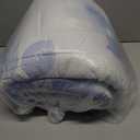 Feelyou Kids Adult Blue Floral 7 Piece Bedding Set King Size Botanical Plants Comforter Set with Sheets for Boys Girls Vintage Floral Leaf Bed in a Bag Bed Set, Blue White