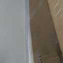 Frameless Shower Door Bottom Seal Shower Sweep with Drip Rail for 1/4" Glass,36" Long, Vinyl, Clear