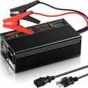 12V 10A Lithium Battery Charger 12V LiFePO4 Battery Charger AC-DC Smart Charger with LED Indicator Special for LiFePO4 Deep Cycle Rechargeable Batteries of Boat, RV