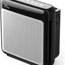 COWAY Air Purifiers for Home Up to 1,748 ft², HEPA Filter for Smoke, Allergies, Pet Dander, Odor, Air Quality Monitor, Auto & Eco Mode, Timer, Filter Indicator, Airmega 200M Black