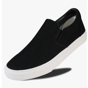 Men's Sneakers Classic Low Top Slip On Shoes Wide Canvas Skate Loafers Sneakers with Soft Insole Causal Dress Shoes for Men Comfortable Walking Shoes Slip on Sneakers for Men Size 11