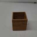Rattan Tissue Box Cover Square, Hand Woven Wicker Tissue Holder, 5.5 x 5.5 X 5.7 inch, Natural