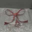 Large Metal Bow Christmas Tree Topper,9.4 Inch Glitter Red Tree Topper,Red Bow Christmas Tree Decorations for Xmas Home Decor Holiday Party Indoor Outdoor Shop Office