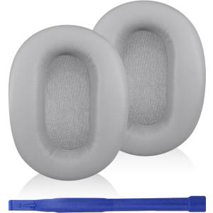 WH-CH710N Replacement Earpads Ear Cushions, Ear Pads for Sony WH-CH710N, WH-CH720N Headphones, Ear Cushions with Soft Protein Leather, Ear Comfort Memory Foam(Light Gray)