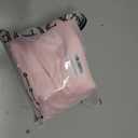 Adjustable Strap Midi Dress, Square Neck A-Line with Side Slit (Pink, S)