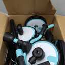 Besrey Toddler Bike 13 Years Old,Toddler Tricycle with Spare Wheel,5 in 1 Kids Trike with Push Handle,Backrest and Safety Belt,Balance Bike 1+ Year Old,Birthday Gift and Toy for Boys and Girls