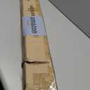 Double Curtain Rod 72-144", Double Drapery Rod with Round & Barrel Finials, White Window Curtain Rod, 1-Inch Front and 5/8 Inch Diameter Back Decorative Curtain Rods