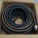 Giraffe Tools Garden Hose 5/8", Custom Length, Heavy Duty, No Kink, Flexible, Rubber Garden Hose, Leakproof Water Hose, 600 Burst PSI, 50ft Male to Female Hose