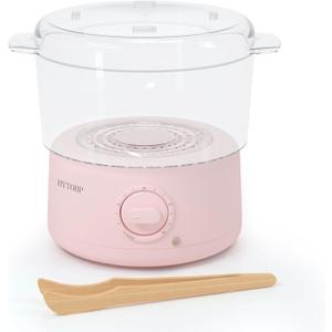 Mini Hot Towel Warmer for Spa, Towel Warmer Esthetician 5-Minute Heating Small Towel Warmer, Mini Towel Warmer Towel Steamer for Facials, Bathroom, Barber, at Home Salon(Pink)