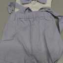 Baby Boy Gentleman Formal Suit Tuxedo Bowtie Romper Suspenders Cake Smash Outfit Wedding Bib Pants Overalls Clothes 90