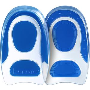 Advanced Heel Cups for Heel Pain Relief - Walk & Stand All Day in Comfort from Plantar Fasciitis, Achilles Tendonitis & Heel Spurs, Upgraded Gel Heel Inserts 2-Pack for Men & Women, Homergy, Size M (Men 7–10.5, Women 9–11.5)