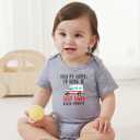 Loveternal Neutral Baby Girls Boys Cotton Romper Cute Saying Newborn Clothes 0-12 Months (Gray-22)