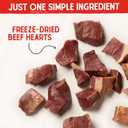 Stella & Chewy's Freeze-Dried Raw Beef Heart Dog Treats - Single Ingredient, No Additives - Premium Training Treats - Perfect For Picky Eaters - 3oz Bag (EXP 02/15/26)