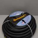 Continental Premium Garden Black Heavy Duty Cold Water Garden Hose, 5/8in Inside Diameter x 100ft Length, Male x Female Garden Hose Thread