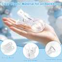 2 x 15 Pack Balloon Arch Clips, Transparent Plastic Spring Clamps for Backdrop, 3.5 Inch Clear Heavy Duty Clip for Balloon Arch Supplies Birthday Wedding Decoration Craft Photography Studio