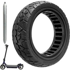 70/60-7.5 Off-road Solid Tire, 11x2.75 Scooter Tire, 11 inch Scooter Tubeless Solid Tire, for Segway Ninebot Max G3/ZT3/ZT3 Pro Electric Scooter (1 Pack)