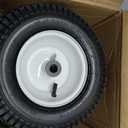 Parts Camp 13x5.00-6 Pneumatic Tire and Wheel Replacement 13 Inch Lawn Mower Tire with 3/4" or 5/8" Bearing for Riding Mower Garden Tractor Lawn Mower Front Tires 2 Pack