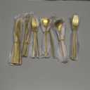 Astercook Silverware Set 48-Piece Gold Flatware Set with Steak Knives Food-Grade Stainless Steel Cutlery Set for 8 Mirror Polished Utensils Set for Home Kitchen Restaurant Valentine's Gift