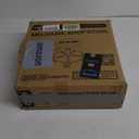 CTR Rolling Mechanic Shop Stool with Magnetic Tool Tray, Heavy Duty Work Stool, Adjustable Garage & Workbench Stool with Wheels, Creeper Seat Shop Chair