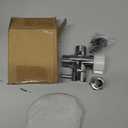 Bidet T Adapter with Shut off Valve, 3 Way T Valve for Bidet (7/8 x 7/8 x G1/2 or 3/8"), T Valve for Handheld Toilet Bidet, Tee Connector Bidet Attachment for Toilet