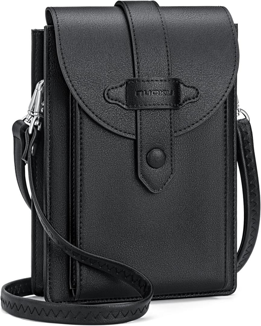nuoku Small Crossbody Bags for Women with Elastic band Mini Cellphone Purse Designer Phone Bag with Sponge