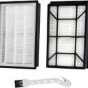 2 Pack EF-9 53296 HEPA Filter for Kenmore 22614, 31140, BU1005, BU1017 and Kenmore Elite 21814, 31150, 81714, BU1018 Upright and Canister Vacuum Cleaner, EF9 HEPA Vaccum Filter + 1 Clean Brush