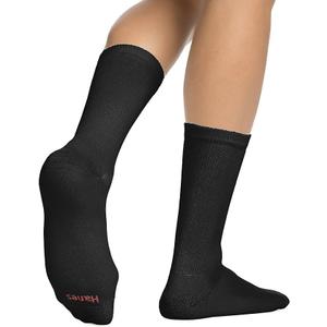 Hanes S Men's Crew Socks 12 Pair Pack, Black  Hanes S Men's Crew Socks 12 Pair Pack, Black