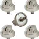 WB03X29354 Gas Stove Knobs Replacements, 5 Pack Cooktop Knobs Compatible with GE PGP7030SL1SS PGP7036SL1SS PGP9036SL2SS PGP7030SL4SS PGP7036SL4SS Gas Range Knobs etc
