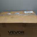 VEVOR Hot Dog Roller 7 Rollers 18 Hot Dogs Capacity 1050W Stainless Sausage Grill Cooker Machine with Dual Temp Control Glass Hood Acrylic Cover Bun Warmer Shelf Removable Oil Drip Tray, ETL Certified