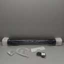 probebi Retractable Baby, Child & Dog Gates for Stairs, Extends to 54" Wide 34" Tall, Use for Outdoor, Indoor, Hallways, Doorways, Deck, Porch, Black