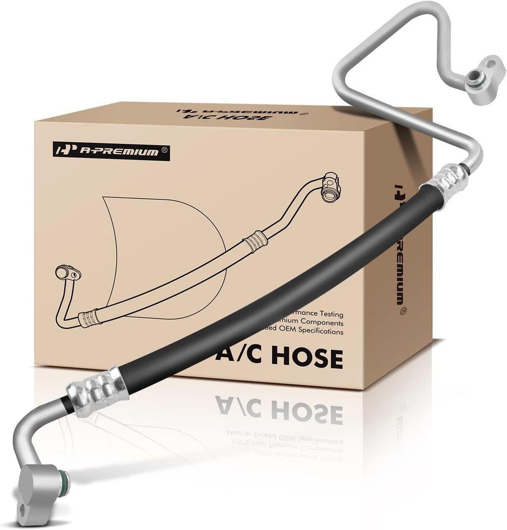 A-Premium A/C Discharge Line Hose Assembly Compatible with Honda Civic, 2006-2011, 1.8L, Compressor to Condenser