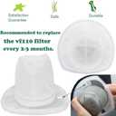 6 Pack Replacement Vacuum Filter for Black & Decker Power Tools VF110 Vacuum CHV1410L CHV9610 CHV1210 CHV1510 CHV1410L32 90558113-01, Not for HHVI315JO32 HHVI315JO42 HHVI320JR02 HHVI325JR22