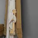 FUNLIO Montessori Wooden Swing Set for Toddlers 6-36 Months, Foldable Indoor Baby Swing Set of Durable Pine, Portable with 4 Sandbags &Extension Straps, Toddler Swing for Indoor/Outdoor