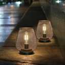 JHY DESIGN Set of 2 Metal Cage LED Lantern Battery Powered Cordless Accent Light with LED Great for Weddings Parties Patio Events for Indoors Outdoors