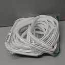 40FT Extra Long Kerf Weather Stripping Door Seal for Large Gaps and Easy Installation (White)