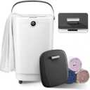 Towel Warmers for Bathroom Bucket, Luxury Large Spa Towel Hot Warmer Bucket Style-Hot Towels in 10 Minutes-Fits Up to Two 40"X70" Oversized Towels - Bathrobe, Towel, Blanket-Gray
