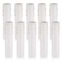 DiCUNO E12 Candle Socket Covers, 4 Inch Candelabra Base, Plastic Candle Covers Sleeves for Chandelier, 10 Pcs