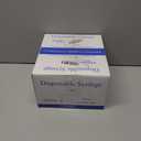 2 x 3ml/cc Syringe with 23 Gauge 1 Inch Lab Disposable Luer Lock Syringe, Pack of 20