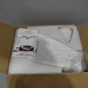 48" Modern White Ceiling Fans with Lights and Remote/APP,Low Profile Ceiling Fans with Quiet Reversible DC Motor, Dimmable 3 Colors Led, 6 Wind Speeds