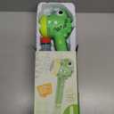 Bubble Machine Wand for Kids Toddlers Age 1 2 3 4 5 6 7 8 Years Old Birthday Party Easter Day Gifts with Music&Light Automatic Cute Baby Outdoor Outside Toy Game for Little Girl Boy Include Solution (Green)