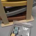 Joyreal Montessori Toddler Toys for 1 2 Year Old - 4 Level All-Wooden Car Ramp Racer Toys with 4 Mini Cars & Garages - Christmas Birthday Gifts for 1-3 Year Old Boys and Girls