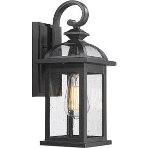 Darkaway Outdoor Lights Fixtures Wall Mount, Outdoor Wall Sconce with Seeded Glass Waterproof Outside Exterior Lighting Fixture for House, Front Porch, Patio (1 Pack)