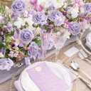 MACTING Artificial Lavender Flowers 30PCS Real Touch Fake Flowers with Stem Soft Foam Roses DIY Wedding Bouquet Boutonniere Table Centerpieces Party Summer Home Decorations