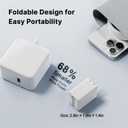 2 Pack 200W USB C Charger Block, Adapter for iPhone 17/16/15 Pro Max Charger Fast Charging, Foldable 4-Port GaN5 Fast Charging Block, Dual 65W Laptop Super Fast Charger Type C for MacBook Pro/Air iPad