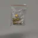 uxcell 5Pcs Knurled Thumb Screws, M4x8mm Brass Shoulder Bolts Stepped Grip Knobs Fasteners for PC, Electronic, Mechanical