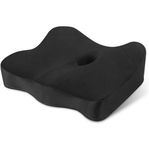 Seat Cushion & Lumbar Support Pillow Set for Office Chair