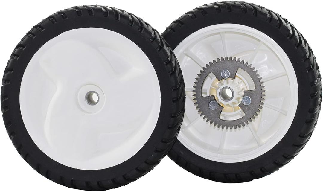 105-3036 Wheel Gear Assembly Replaces for Toro 105-3036 105-3024 105-3025 for Toro 22" Lawn Mower Rear Wheel 8 Inch, 2 Pack, 20017 20041 20066 20068 20073 Recycler Self-Propelled Push Mower